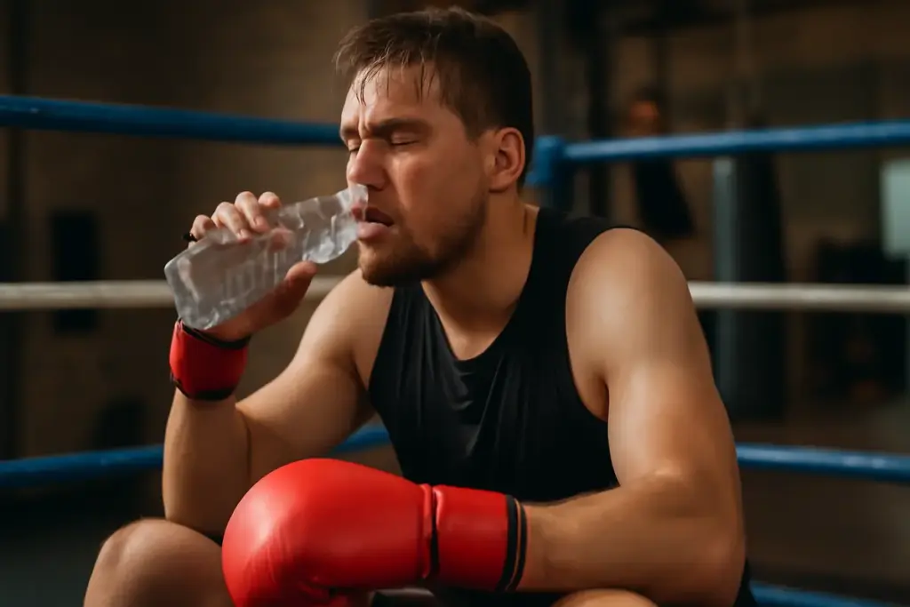 Idratazione negli sport da combattimento: perché molti combattono stanchi senza accorgersene