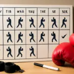 Programma settimanale ideale per il benessere praticando sport da combattimento: la tabella utile da seguire